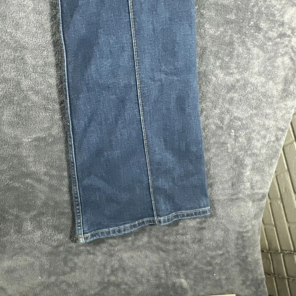 Classic Blue Flared Women's Jeans - Picture 14 of 16